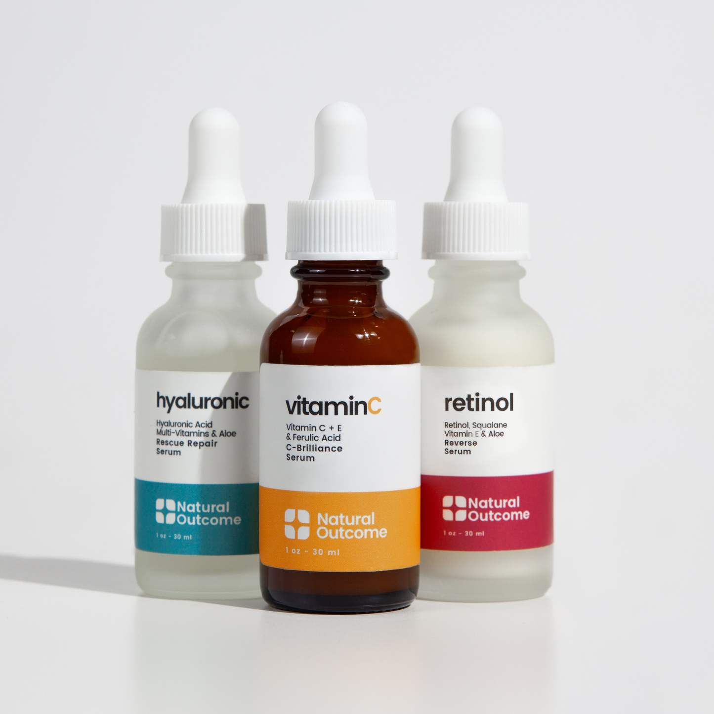 H.A. + Retinol + Vitamin C Serum Trio
