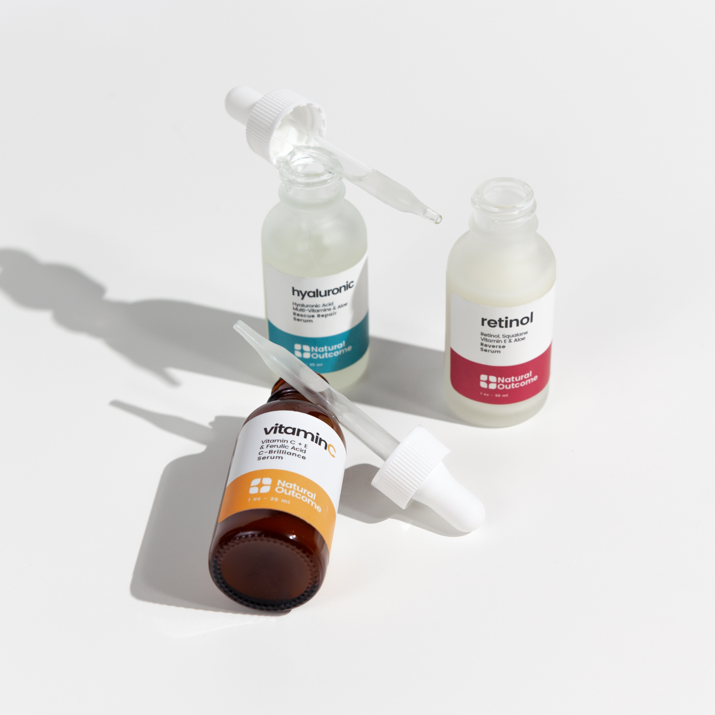 H.A. + Retinol + Vitamin C Serum Trio