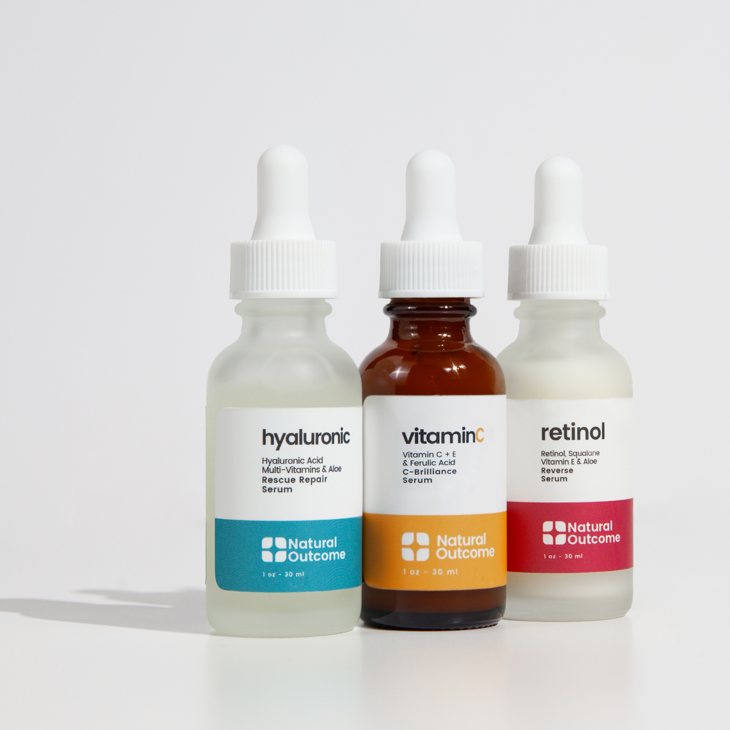 H.A. + Retinol + Vitamin C Serum Trio