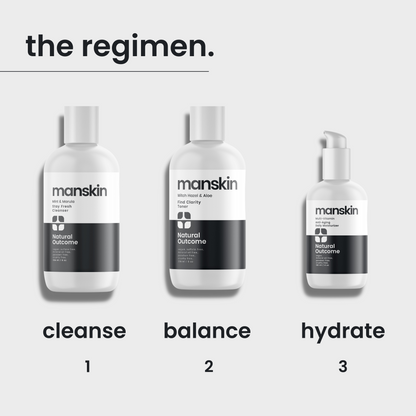 Man Skin Kit - 3 Step Daily Regimen Set
