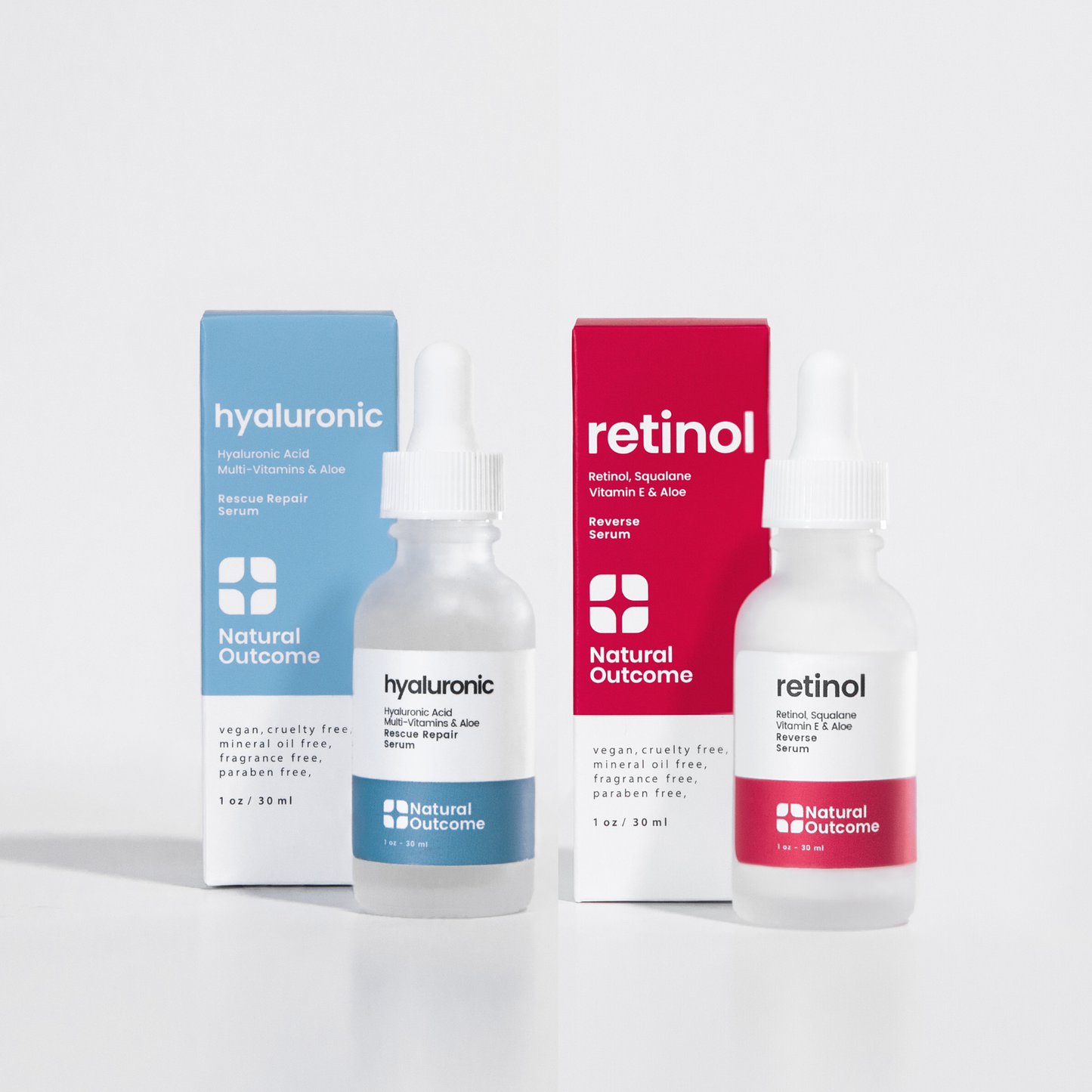 H.A. + Retinol Serum Set