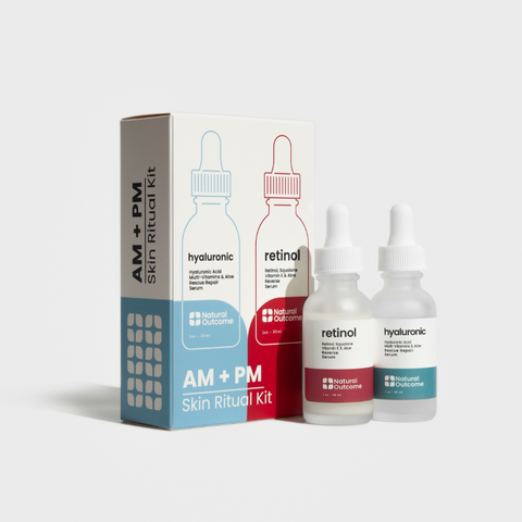 Retinol & Hyaluronic Acid Set | Anti-Aging Duo – Natural Outcome