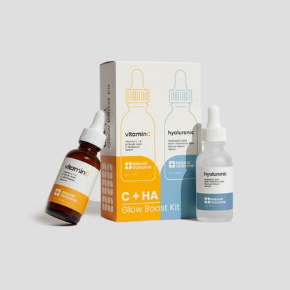 HA & Vitamin C Serum Set | Brighten + Hydrate – Natural Outcome HA & Vitamin C Serum Set | Brighten + Hydrate – Natural Outcome