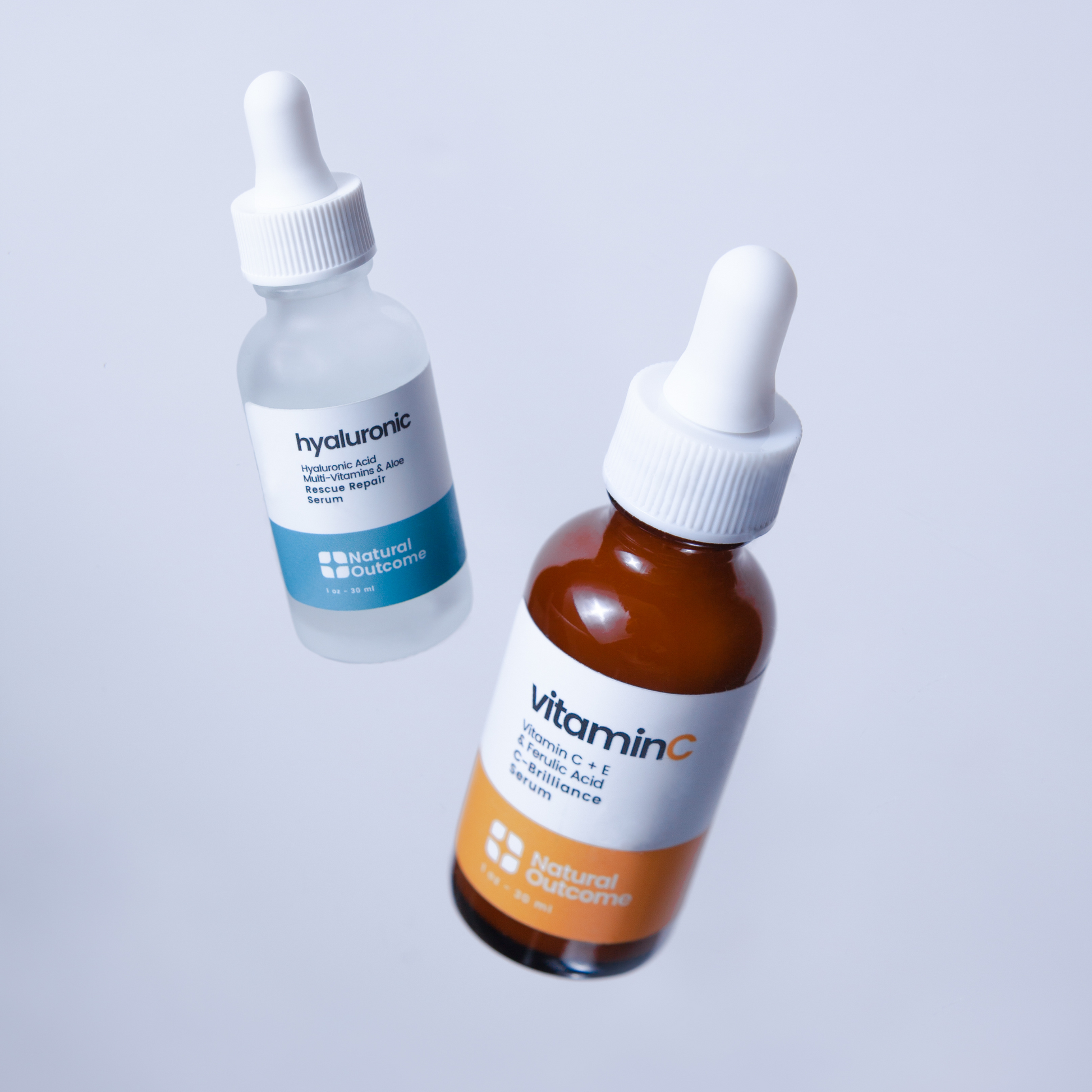 HA & Vitamin C Serum Set | Brighten + Hydrate – Natural Outcome HA & Vitamin C Serum Set | Brighten + Hydrate – Natural Outcome